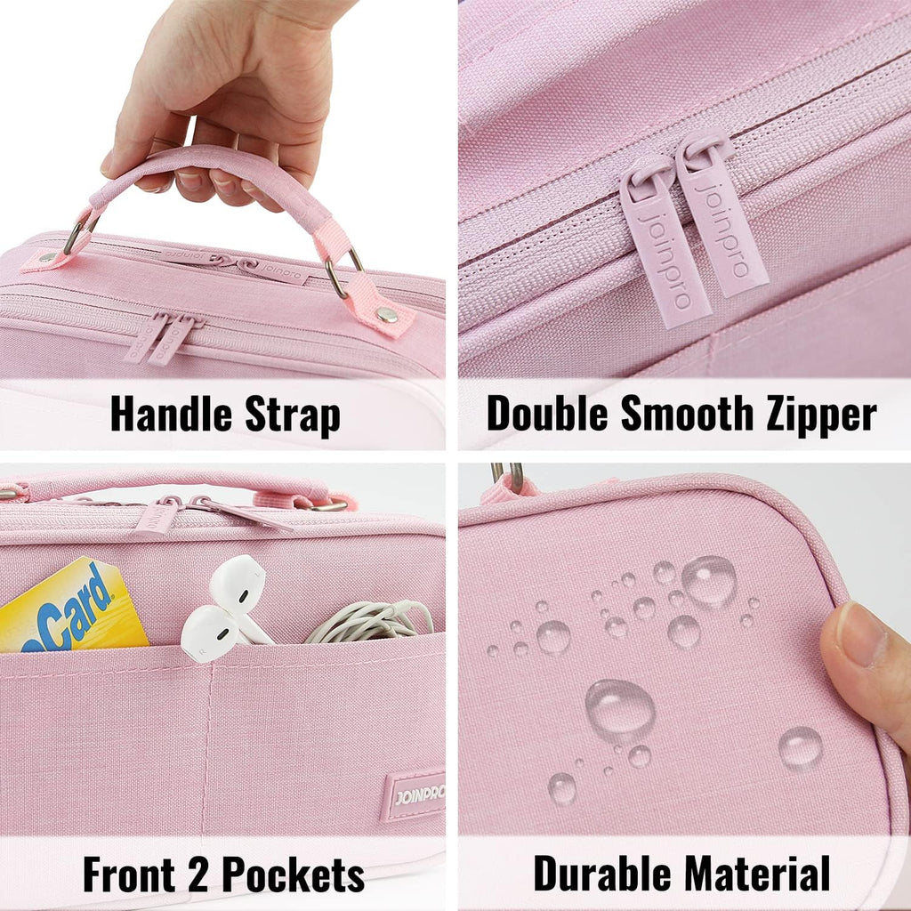 Pencil Case, Large Capacity Pencil Case Organizer; Double Zipper Storage Bag; Big Pencil Pouch for College School Office Teen Girl Boy Men Women Adult