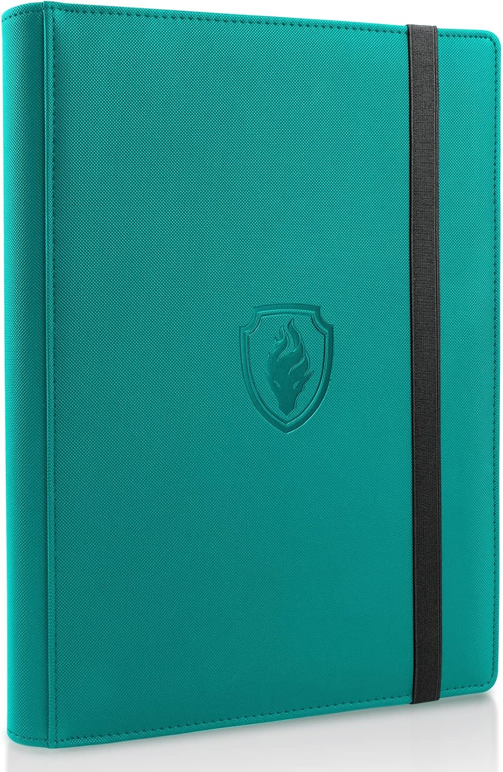 Premium Card Binder 9 Pocket, Fabmaker PU Cover Trading Card Binder for 360 Cards, Sturdy Card Collection Album, Card Holder Folders for YuGiOh, MTG, TCG, Game Cards & Sports Cards, Turquoise