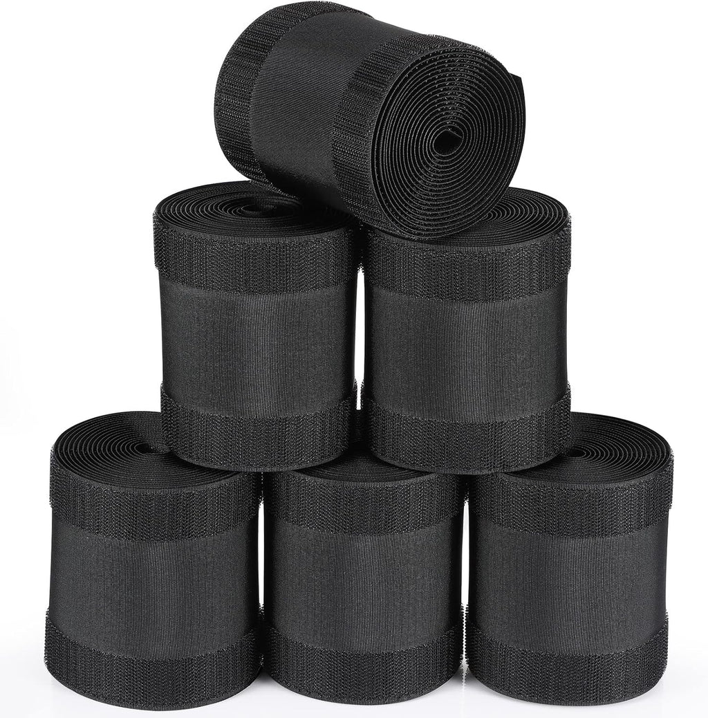 WILLBOND Carpet Cord Cover Cable Grip Floor Cover Cable Protector Management Only for Commercial Office Carpet(Black,59.06 ft)