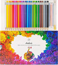 24 Mechanical Colored Pencils with 24 Lead Refills for Adult Coloring Books, 2.6mm Oil-Based Soft Core Drawing Pencils, Vividly Brilliant Colors for Art & Sketching, with Sharpener