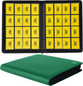 Premium 1000+ Pockets Card Binder,16 Pockets Trading Card Binder Ringless Side Loading Trading Card Album Folder for TCG -Dark Green
