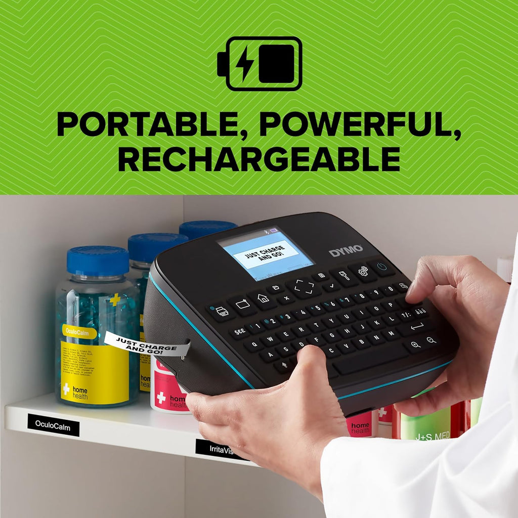 DYMO LabelManager Executive 640 CB Portable Label Printer | Compact Label Maker Machine with QWERTY Keyboard | Bluetooth & USB Connectivity | Compatible D1 Standard & Durable Labels