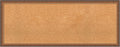 Amanti Art Natural Cork Board for Wall, 18x46 Vision Board with Bronze Frame, Oversize Corkboard Office Decor for Home Organization, Modern Corkboard Pinboard to Display Items for Home Organization