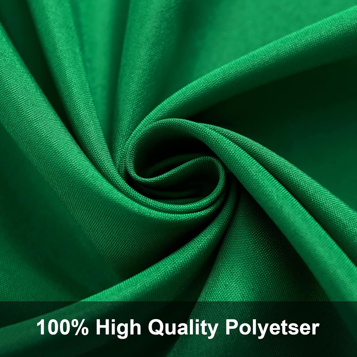 Joccun 6X9FT Green Backdrop Background for Photography,Polyester Backdrop Curtain Background Screen for Photography,Photoshoot,Video Recording,Studio(6X9ft,Green)