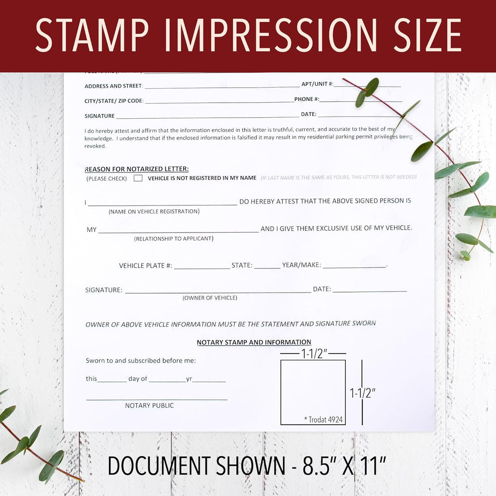 North Carolina Round Notary Stamp | Official State Notary Stamp | Official Seals | Meets State Specifications (North Carolina, Round Stamp)