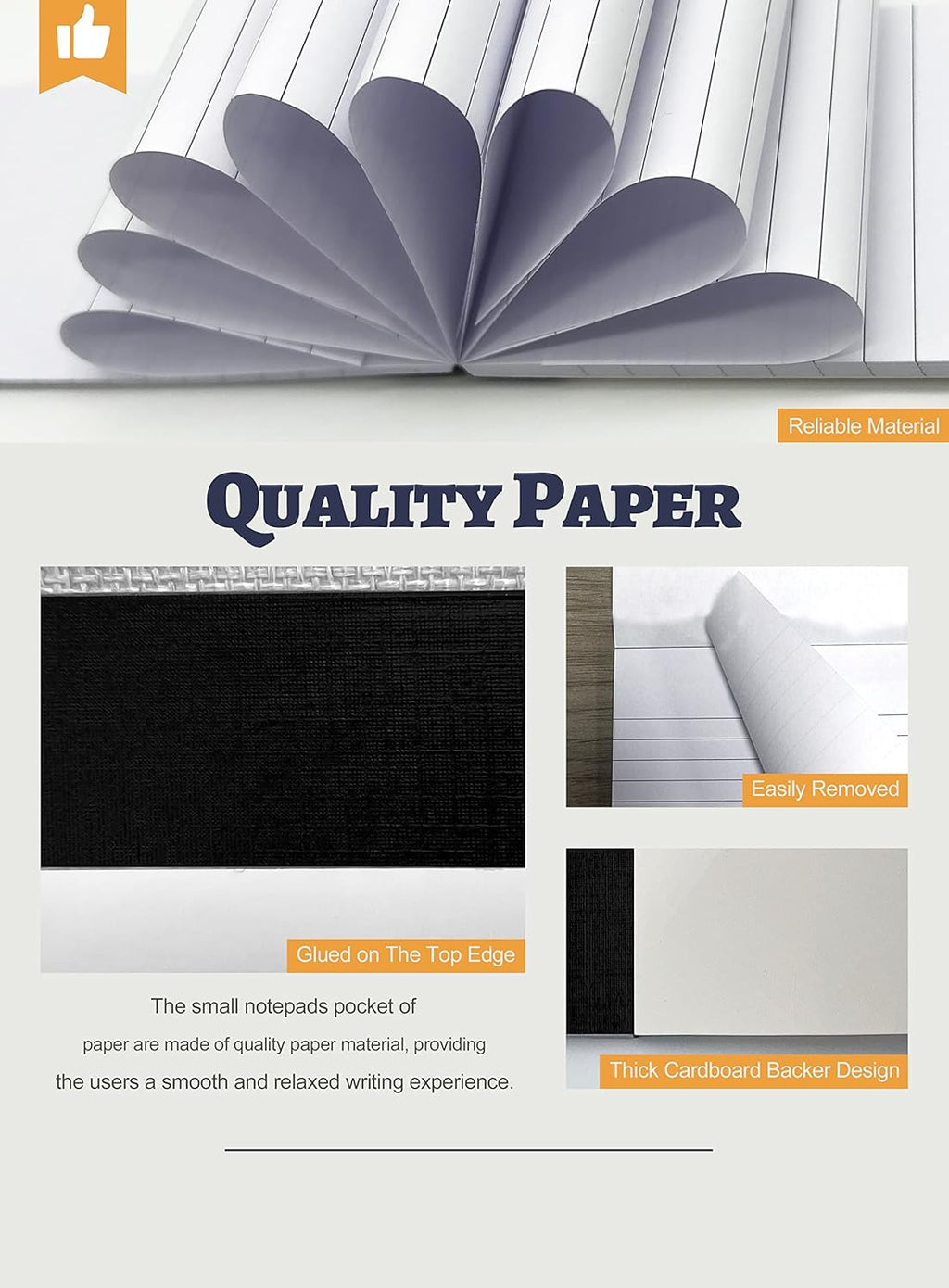 10 Pack Small Note Pads 3x5 Lined Writing Pads Mini Notepads Small Pads of Paper 3x5 With 30 Sheets per Notepad 80Gsm Paper Pads Mini Legal Pads 3x5 Inch Pocket Notebook for Taking Notes and Reminders