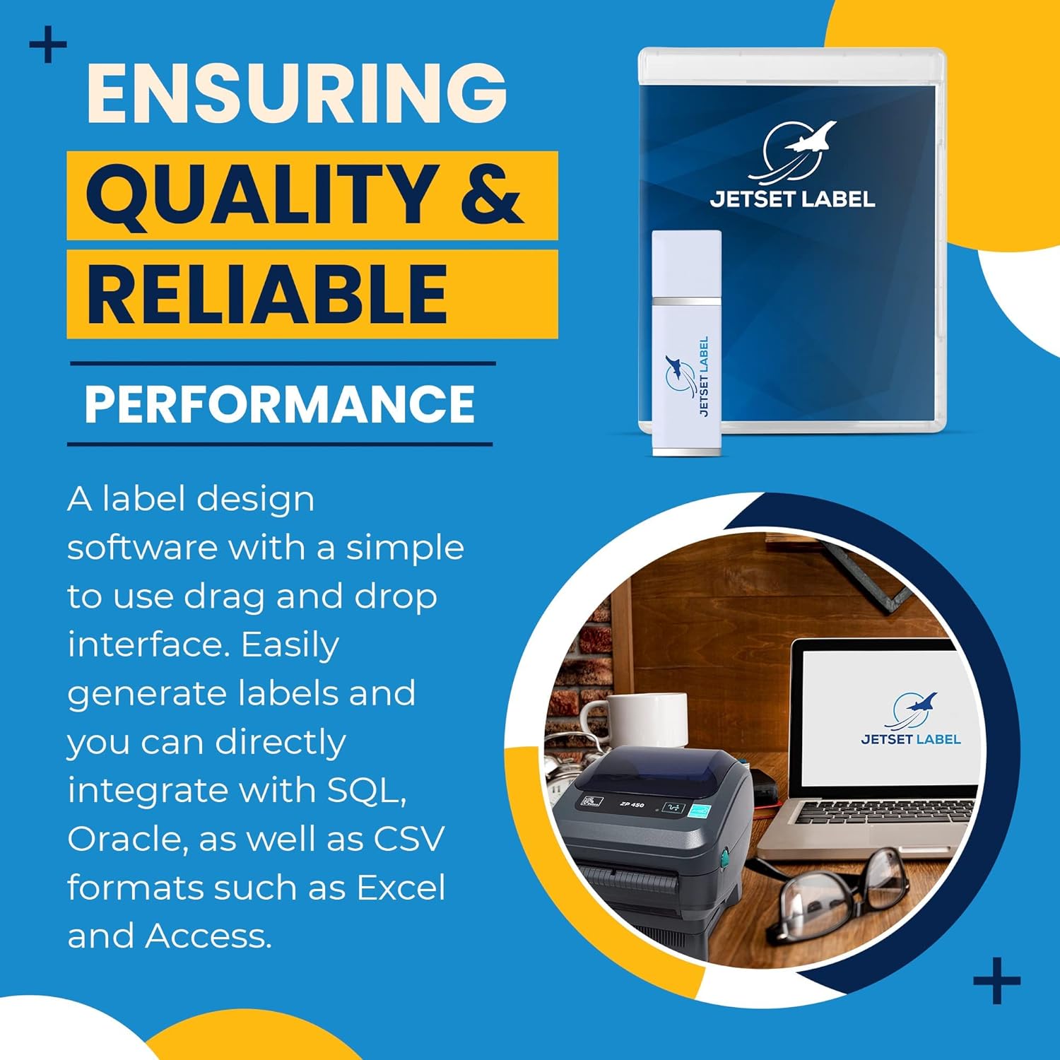 Zebra ZP450 (ZP 450) Label Thermal Bar Code Printer | USB, Serial, and Parallel Connectivity 203 DPI Resolution | Made for UPS WorldShip | Includes Jetset Software