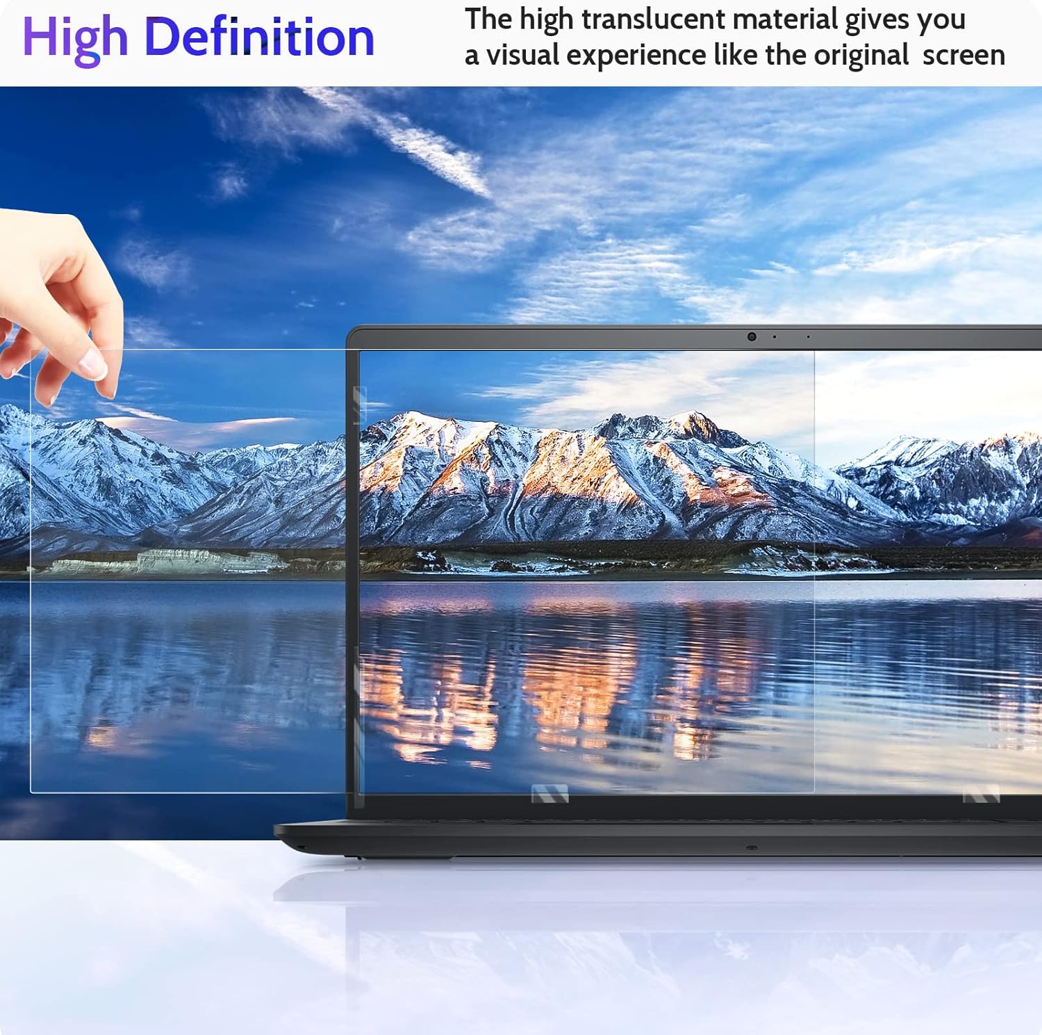 13.4 Inch Laptop Privacy Screen Compatible With Lenovo Hp Dell Acer Asus Thinkpad Envy Xps, 16:10 Aspect Removable Anti Glare Blue Light Filter Protector, 13 In Computer Monitor Security Shield