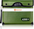 Upgraded 6200°F Fireproof Document Bag with Lock, Fire proof Money Bag for Cash with Zipper/Reflective Strip, 9 Layer of Heat Insulated Material, Water Resistant Fireproof Bags for Documents,Safe Bags