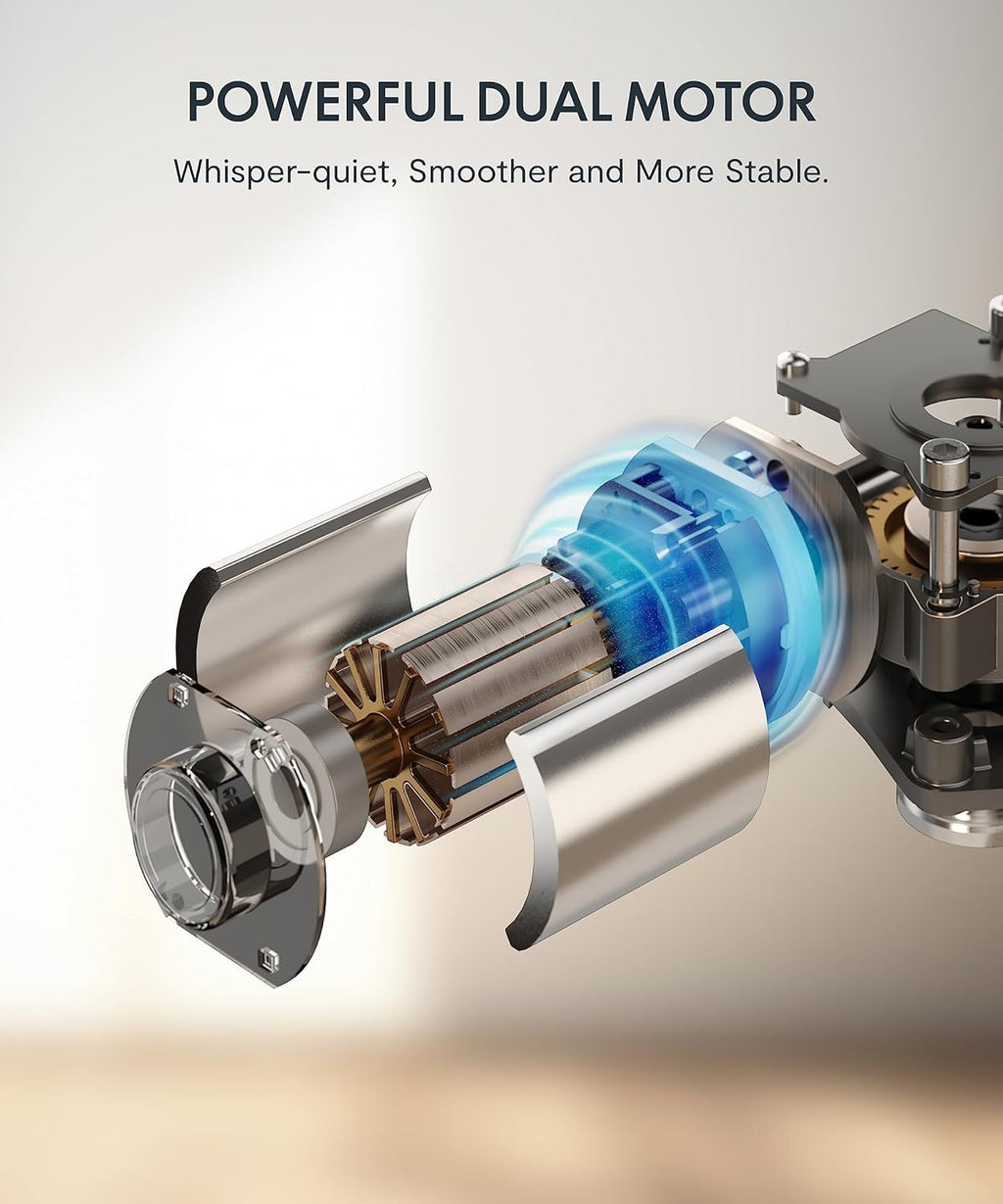 FLEXISPOT E6 MAX Bamboo Dual Motor 3 Stages Standing Desk 48x24 Inch Whole-Piece Board Electric Height Adjustable Stand Up Desk 150KG Load Capacity(Black Frame + Bamboo Curved Desktop)