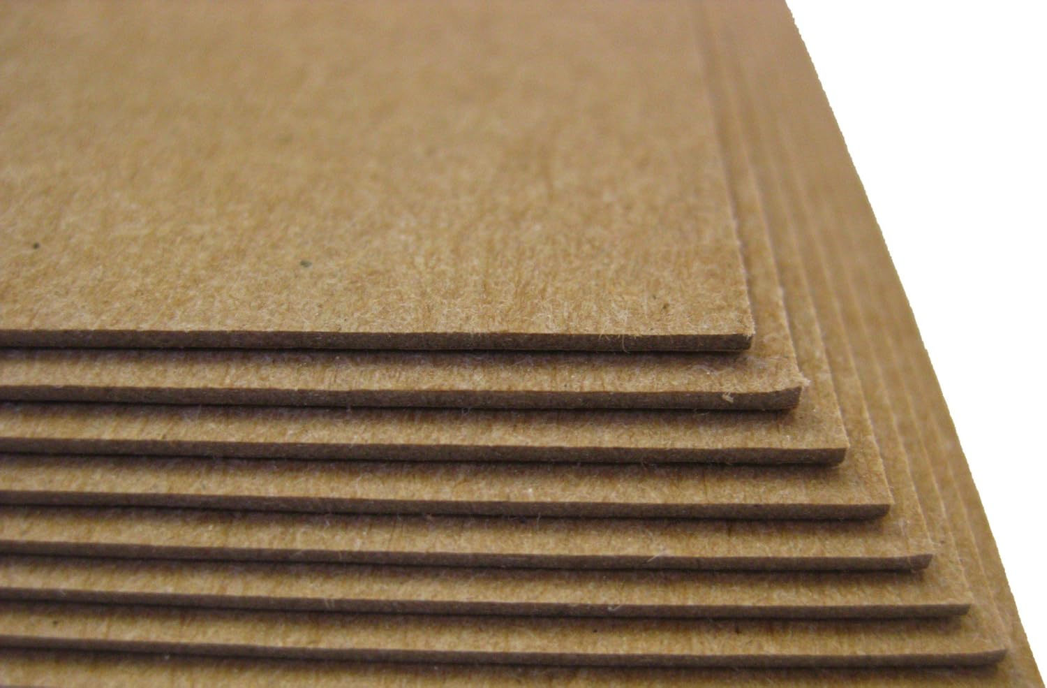50 Sheets Chipboard 46pt (Point) 12 X 16 Inches Medium Weight Custom Size .046 Caliper Thickness Cardboard Craft|Packaging Brown Kraft Paper Board