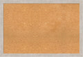 Amanti Art Natural Cork Board for Wall, 27x39 Vision Board with Silver Wood Frame, Large Corkboard Office Decor for Home Organization, Casual Corkboard Pinboard to display items for home organization