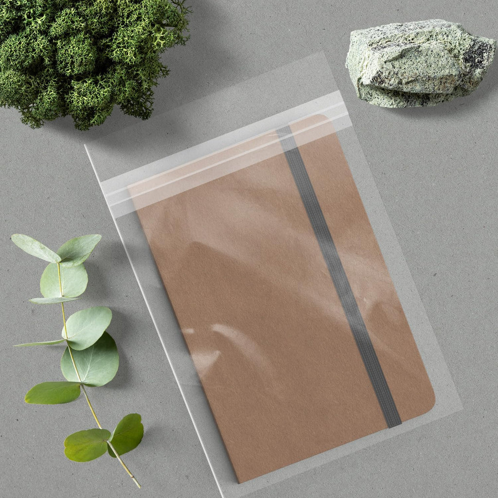 AUEAR, 9"x11" (100 Pack) Clear Plastic Sleeves - Acid Free 1.6Mil Crystal Resealable Bags -Fit for 8.5x11 Photos, Art Prints, Pictures, Papers