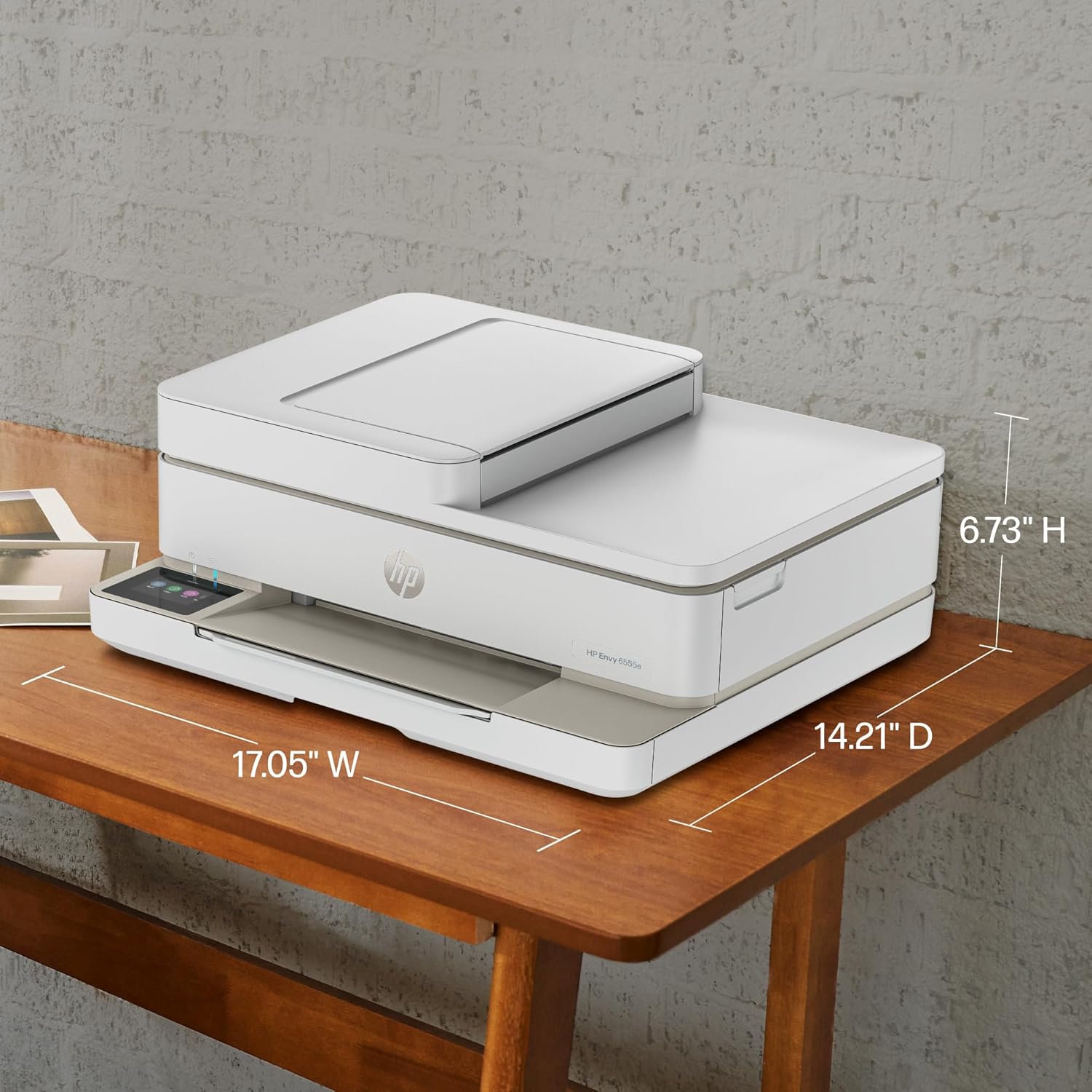 HP Envy 6555e Wireless All-in-One Color Inkjet Printer, Print, scan, Copy, Duplex Printing Best-for-Home, 3 month Instant Ink trial included (714N5A)