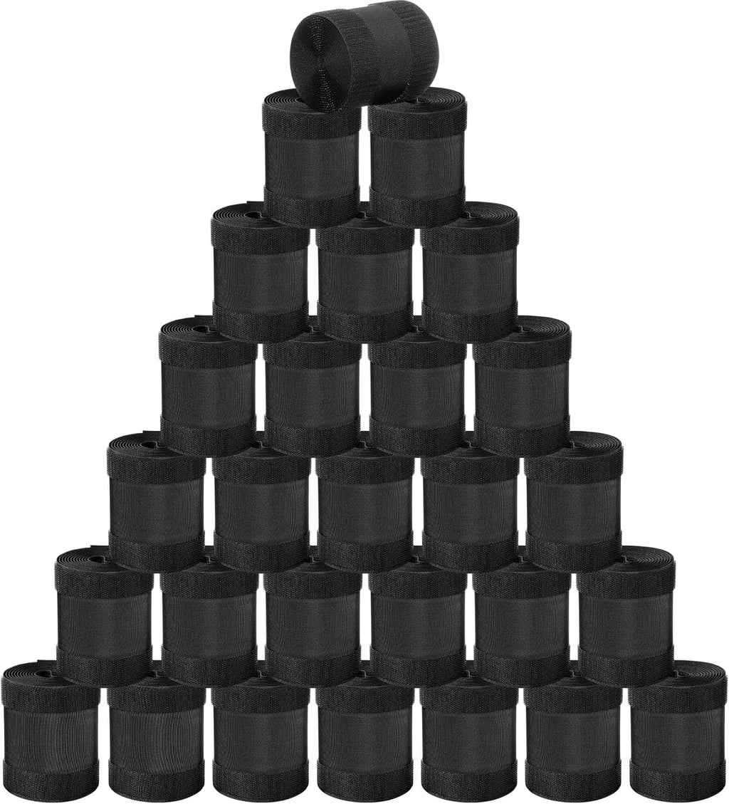 WILLBOND Cable Grip Floor Cable Cover Cords Cable Protector Cable Management Only for Commercial Office Carpet (Black,295.28 ft)