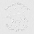 from The Library of Embossers & Stamps for Fantasy Book Readers | Custom Embosser | Custom Stamp | Ex Libris | Elevate Your Fantasy Collection of Stories and Novels (Design 8, Embosser)