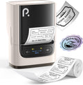 PM220S Label Maker Machine with Tape, 2 Inch Bluetooth Portable Thermal Label Printer for Small Business, Beige
