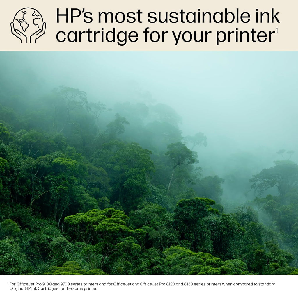 HP 936e EvoMore High Yield Yellow Ink Cartridge | Works OfficeJet 9120 Series, OfficeJet Pro 9100 Series, OfficeJet Pro Wide Format 9700 Series | Carbon Neutral | 4S6V5LN