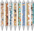 Idealmuzik Dog Pens for Dog Lovers – Cute Dog-Themed Ballpoint Pen Set for Kids, Teens, and Adults – Fun Stationery Gift for Journaling, Writing, or School – Smooth Ink, 8 Pack