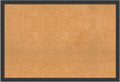 Amanti Art Natural Cork Board for Wall, 26x38 Vision Board with Black Wood Frame, Large Corkboard Office Decor for Home Organization, Modern Contemporary Corkboard Pinboard to display items for home
