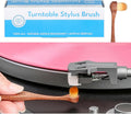 Turntable Stylus Brush by Vinyl Supply Co. - 100% All-Natural Wood Vinyl Brush - Goat Hair Vinyl Record Brush - Stylus Brush Cleaner for Needles and Cartridges (Stylus Brush)