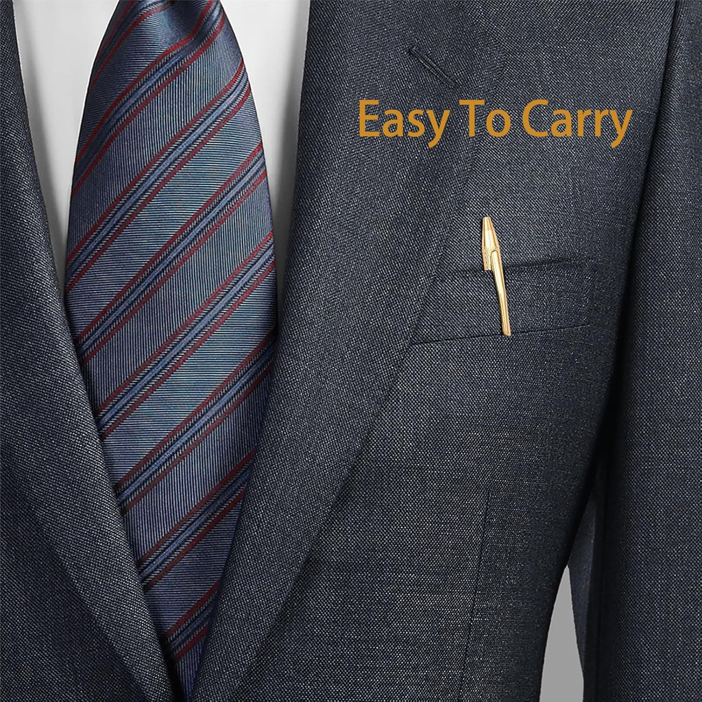 Cambond Ballpoint Pens Gold Pen - Nice Pens for Wedding Guest Book for Gift Smooth Writing Pen with Black Ink 1.0mm Medium Point, 3 Pens with 3 Refills (Gold)