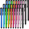 Outus 30 Pieces Stylus Pens for Touchscreen Capacitive Slim Stylus Pens for Universal Touch Screens Devices, Compatible with iPhone, Ipad, Tablet (10 Colors)