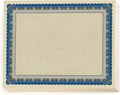 PaperDirect Pageantry Standard Certificate Paper, Blue and Gold Border, 8.5 x 11 Inch, 28lb Parchment Certificates and Awards Paper, 100 Count, for School, Work, Diplomas & Award Certificates