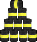 WILLBOND Carpet Cord Cover Cable Grip Floor Cover Cable Protector Management Only for Commercial Office Carpet(Black and Yellow,98.43 ft)