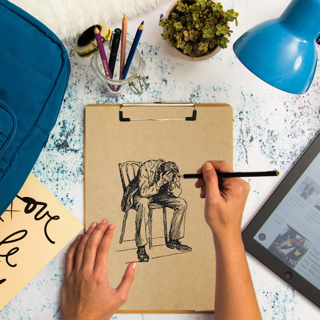 Craft Paper - 200 Sheets A4 Double Sided Card Stock for Student, Business, Drawing, Writing (8.27" x 11.69")