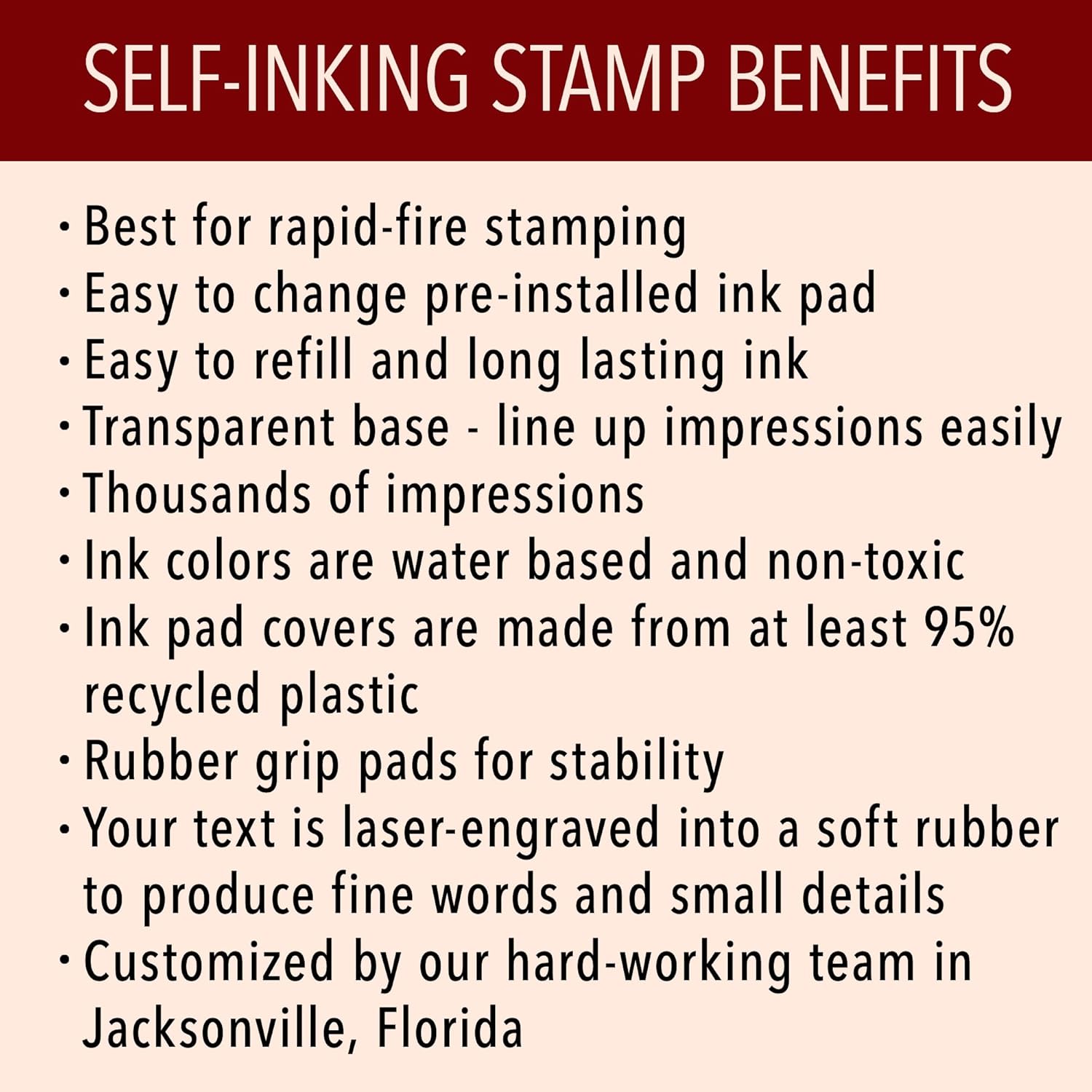 Texas Rectangular Notary Stamp | Official State Notary Stamp | Official Seals | Meets State Specifications (Texas, Rectangular Stamp)