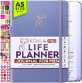 Life Planner - Gratitude Journal for Men & Women | Daily, Weekly & Monthly Planner with Budget Section, Time Blocking, Habit Tracker for Peace of Mind Planning to Increase Productivity & Happiness