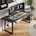 Standing Desk, 71x32 Inches Rectangle Stand Up Desk with 4 Legs, Dual Motor and Memory Controller, Adjustable Height from 28-46 Inches for Home and Computer Workstation, Black