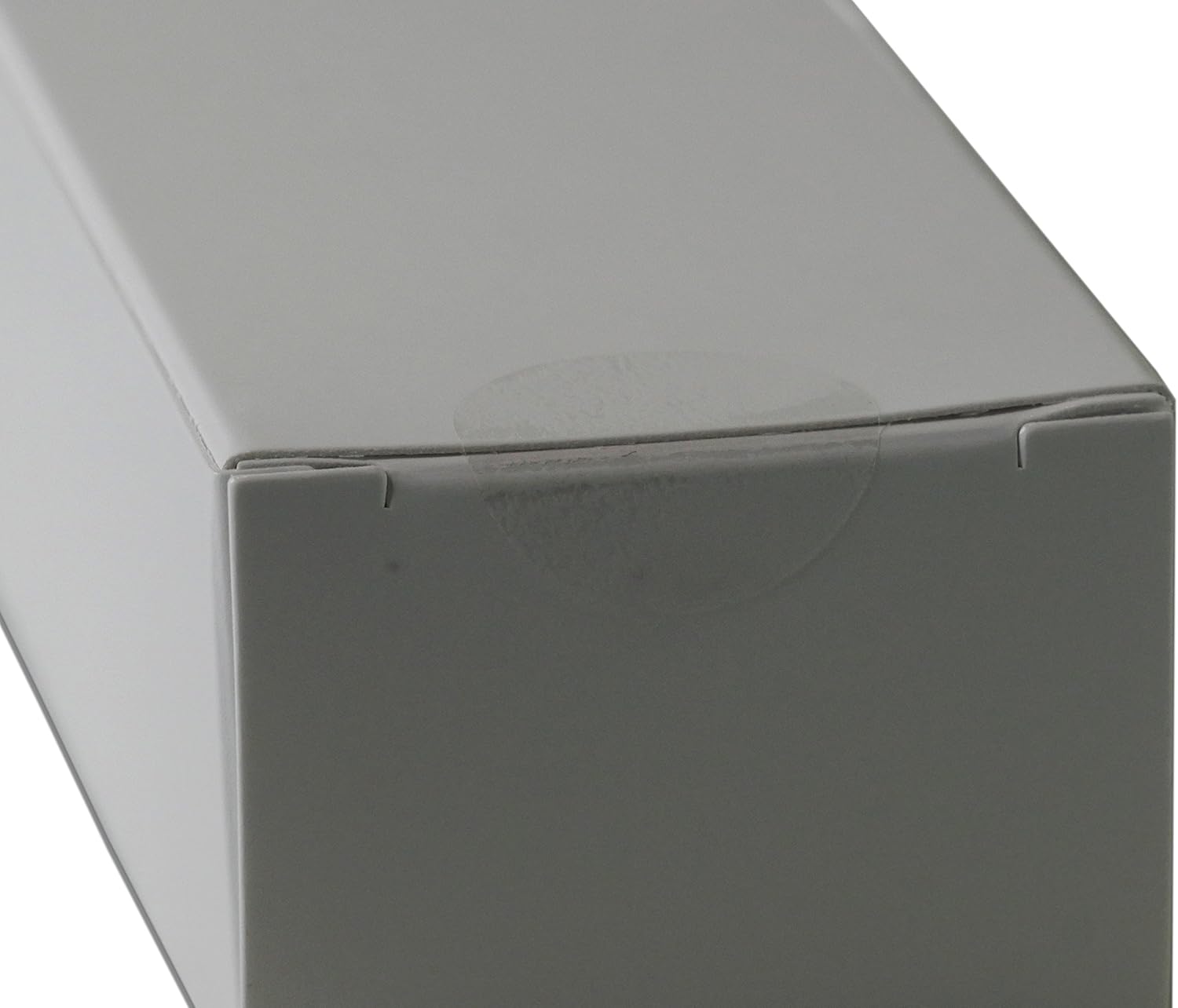1,000 Super Gloss Clear Round Stickers (with Dispenser Box) Clear Retail Package Seals Mailing Seals Envelope Seals 1" Round Circle Wafer Stickers 1000 Per Roll (1 Roll Per Box) USA (1 Box (1000))