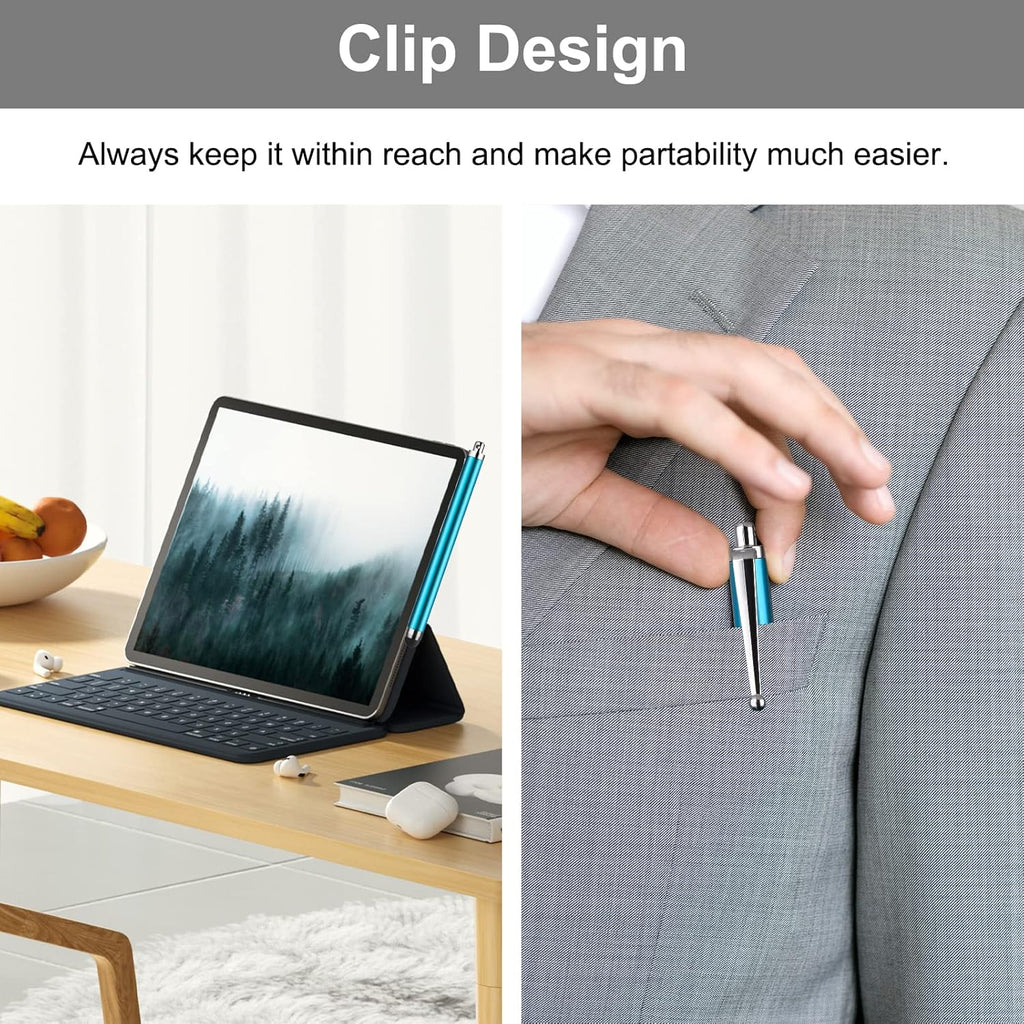 Stylus Pen [10 Pack] Universal Capacitive Touch Screen Pens for Tablets, iPad Mini, iPad Pro, iPad Air, Smartphones, Samsung Galaxy - Multiple Colors