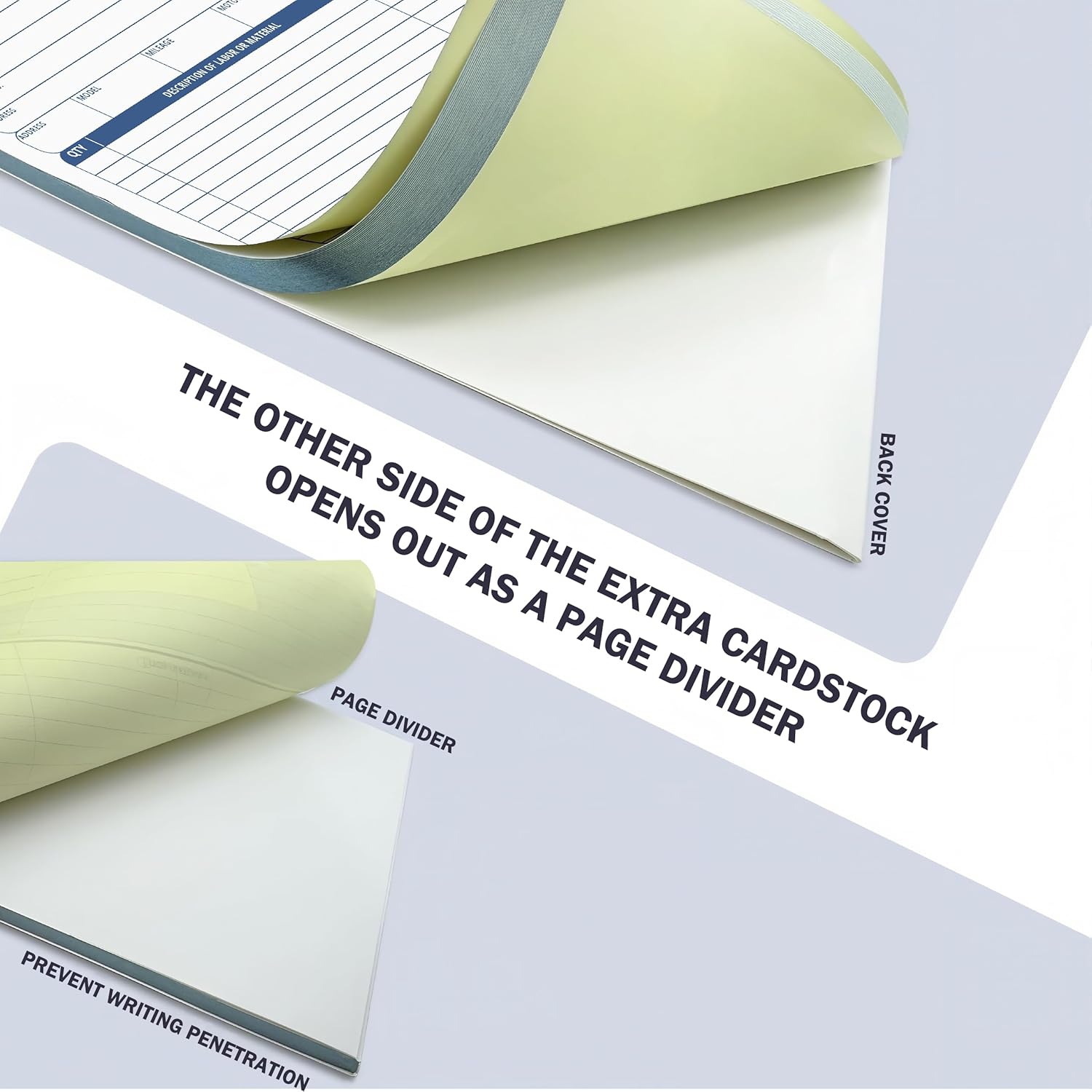 1 Pcs Auto Repair Estimate Book 50 Sets 2-Part Carbonless Duplicate 8-3/8 x 10-11/16 Inches Repair Estimate Book for Auto Repair Shops and Independent Mechanics (1)