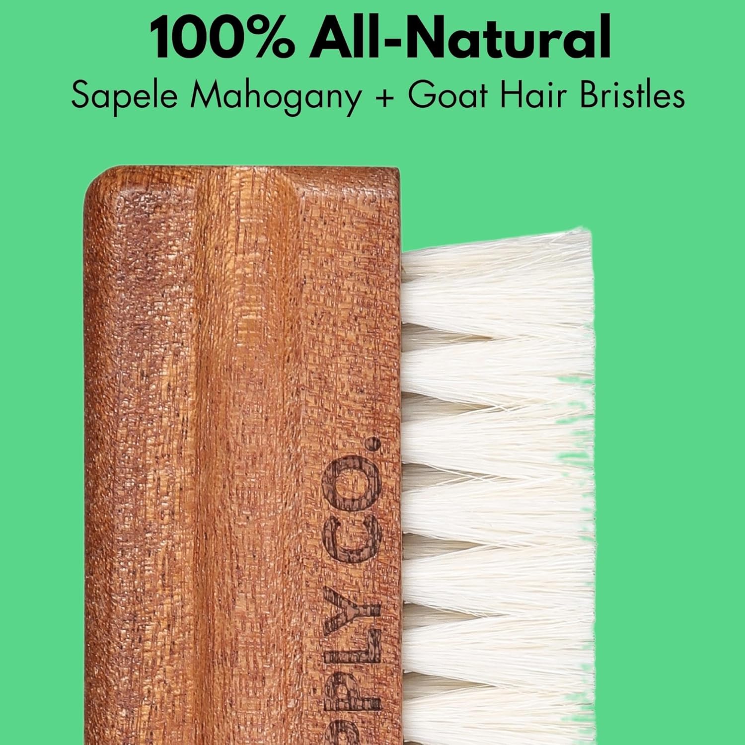 Vinyl Record Goat Hair Brush by Vinyl Supply Co. - 100% All-Natural Wood Vinyl Care Kit - Goat Hair Vinyl Record Brush, Velvet Brush Pad, & Stylus Brush Cleaner (Goat Hair Brush)