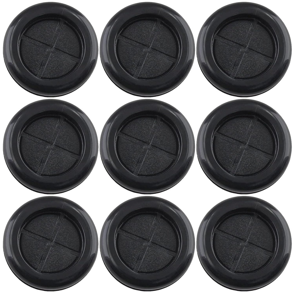 10 Pack 1-3/16" Inside Diameter 1-1/2" Drill Hole Rubber Grommet, Firewall Plug Grommet Rubber Grommets Wire Protection, Double Sided Round