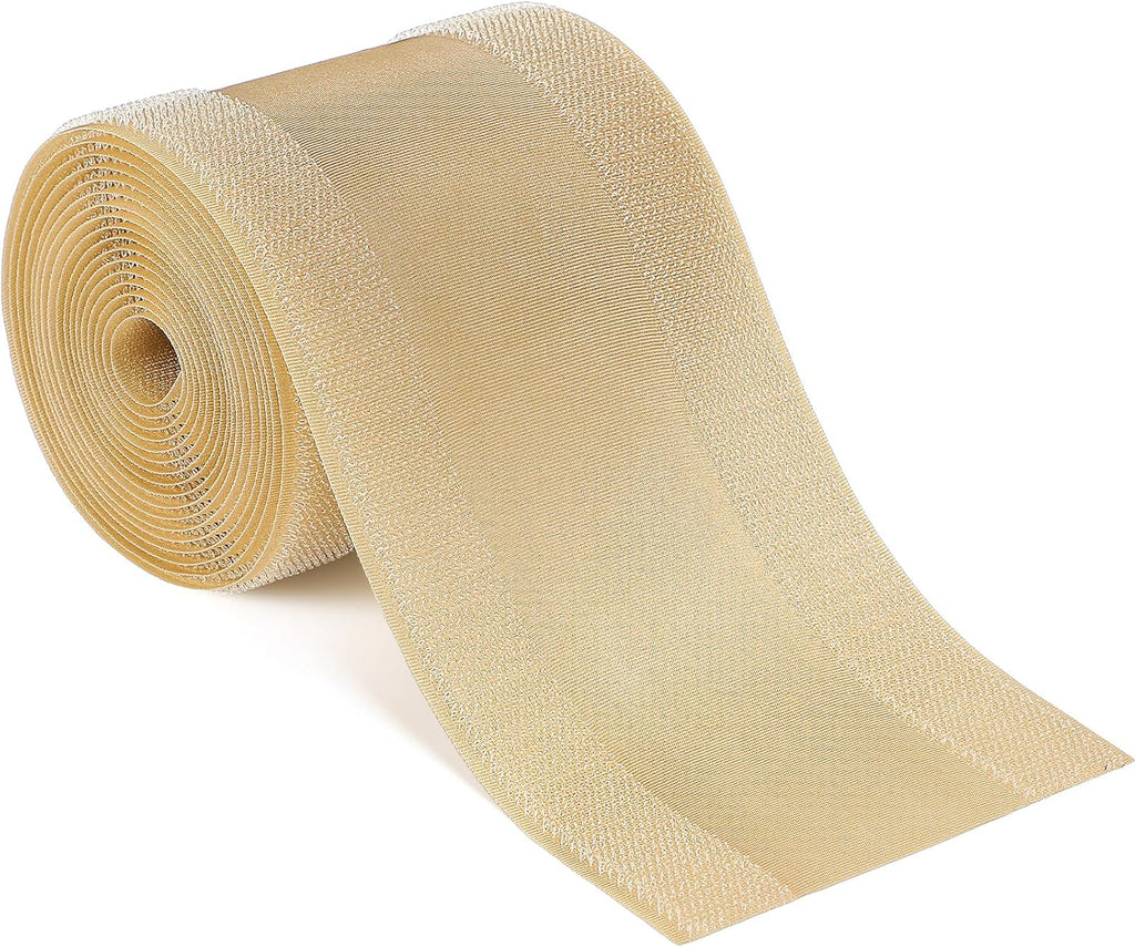 WILLBOND Carpet Cord Cover Cable Grip Floor Cover Cable Protector Management Only for Commercial Office Carpet(Khaki,9.84 ft)