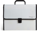 U Brands Gray Expandable 26-Pocket Performance Poly File Folder with Handle Office Supplies, 13” x 10.83” x 2.5”