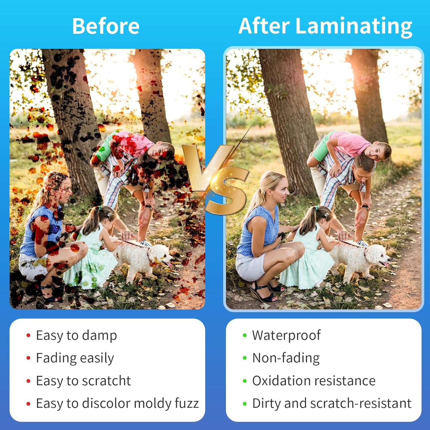 Clear Thermal Laminating Pouches – 9 x 11.5 Inch, 5 mil Thick (300 Pack) – Professional-Grade Lamination Sheets for Documents, Photos & Crafts – Fits 8.5 x 11 Letter Size Paper - [5mil 300 Packs]