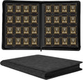 1000+ Pockets Trading Card Binder, 16 Pockets Trading Card Binder Ringless Side Loading Trading Card Album Folder for TCG,MTG,Sports Cards (Black)