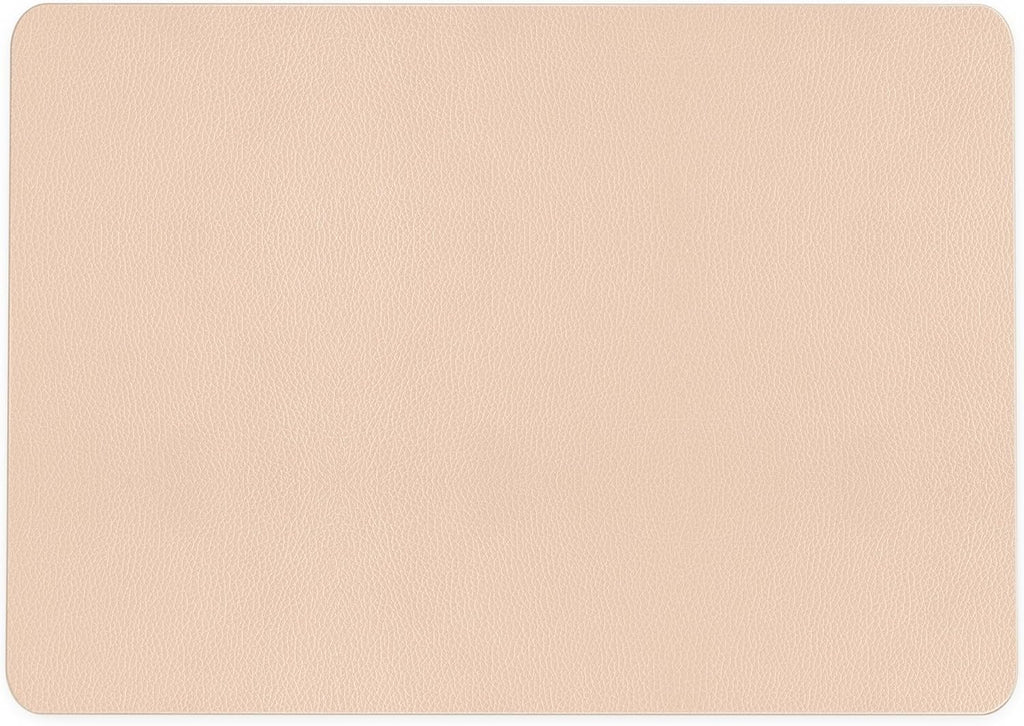 Nekmit Leather Desk Blotter Pad 17 x 12 Inches, Flat, Non-Slip, Waterproof, Apricot