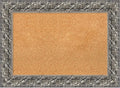 Amanti Art Natural Cork Board for Wall, 22x30 Vision Board with Silver Wood Frame, Medium Corkboard Office Decor for Home Organization, Traditional Corkboard Pinboard to Display Items for Home