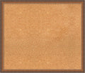Amanti Art Natural Cork Board for Wall, 26x30 Vision Board with Bronze Frame, Large Corkboard Office Decor for Home Organization, Modern Corkboard Pinboard to Display Items for Home Organization in
