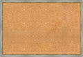 Amanti Art Natural Cork Board for Wall, 26x38 Vision Board with Silver Wood Frame, Large Corkboard Office Decor for Home Organization, Casual Corkboard Pinboard to display items for home organization