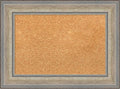 Amanti Art Natural Cork Board for Wall, 17x23 Vision Board with Silver Wood Frame, Small Corkboard Office Decor for Home Organization, Traditional Corkboard Pinboard to Display Items for Home
