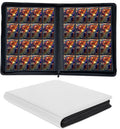 1600+ Pockets Trading Card Binder, 16-Pocket Card Ablum Compatible with MTG,Sports Cards & Other Standard Size Trading Card (WHITE)