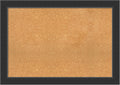 Amanti Art Natural Cork Board for Wall, 29x41 Vision Board with Black Wood Frame, Large Corkboard Office Decor for Home Organization, Modern Contemporary Corkboard Pinboard to display items for home