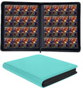1000+ Pockets Trading Card Binder, 16-Pocket Card Ablum Compatible with MTG,Sports Cards & Other Standard Size Trading Cards (Teal)